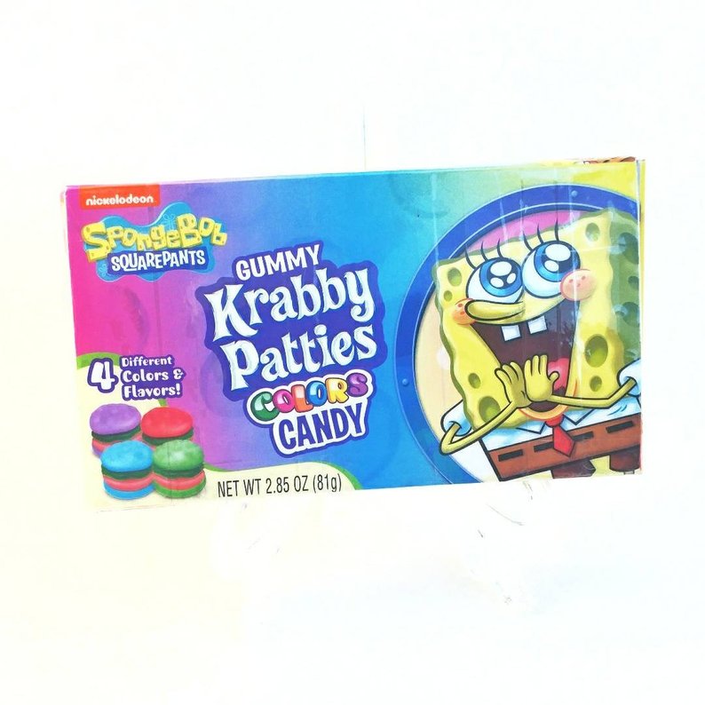 Yellow Spongebob Krabby Patties candy box upcycled into a fun wallet for kids. 